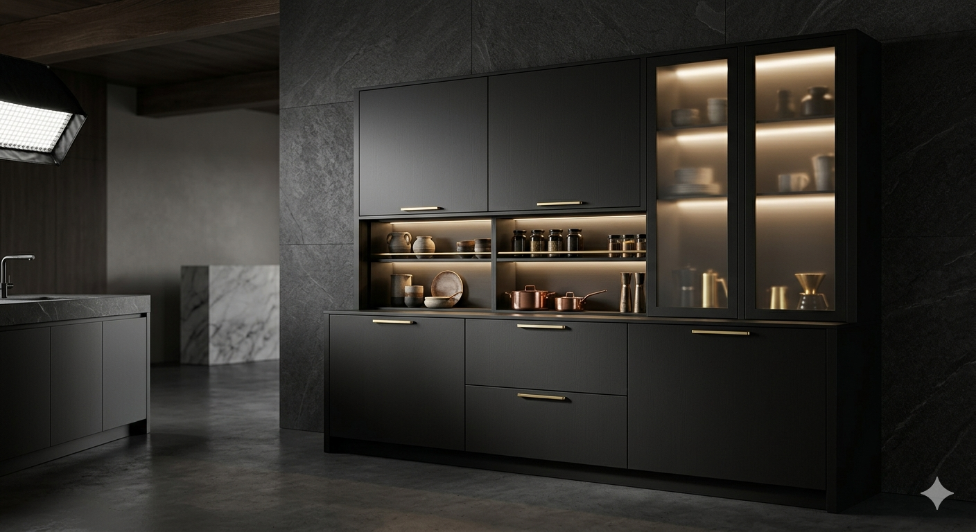 Armário Cozinha Nero Gourmet